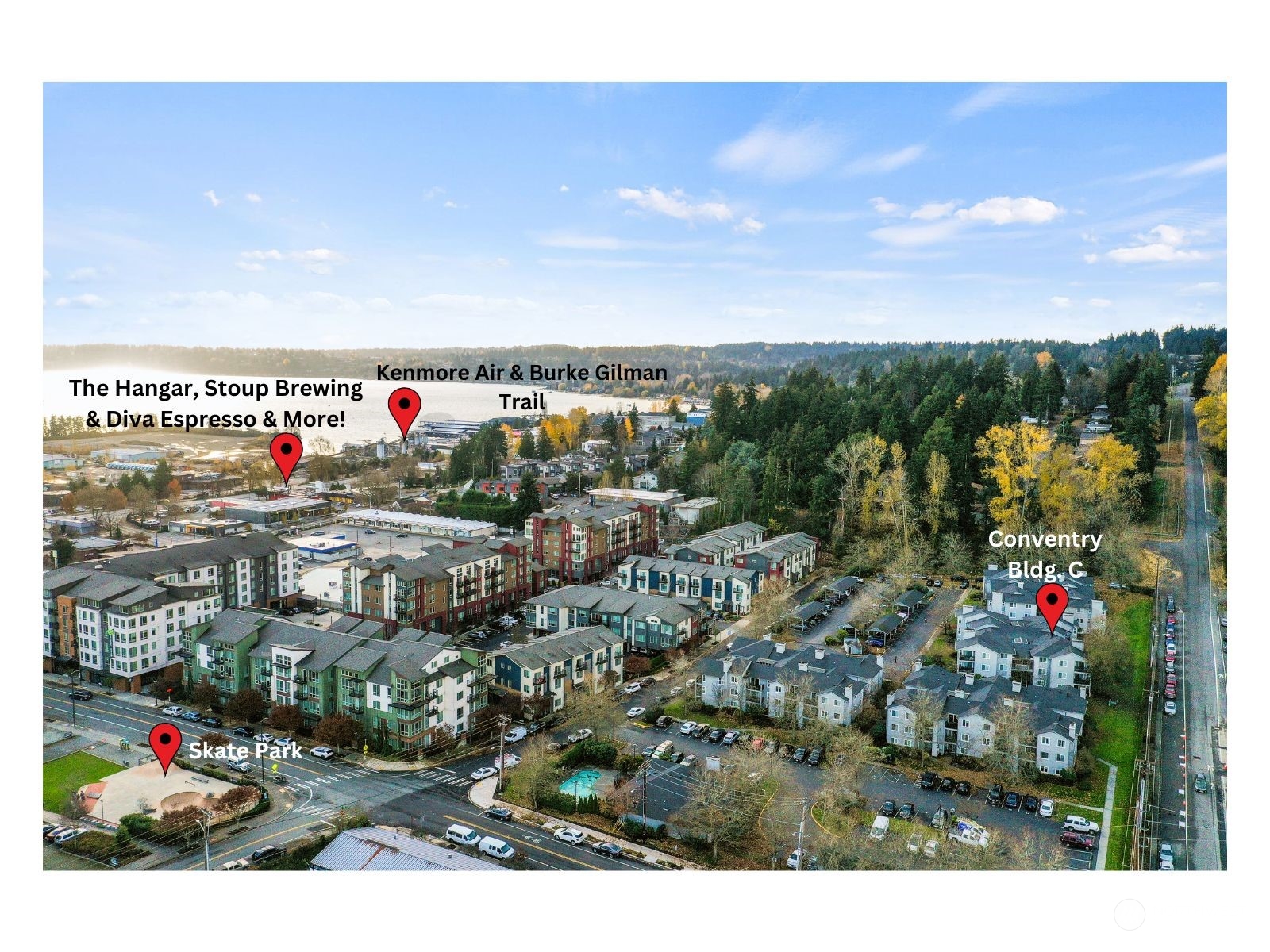 Coventry Place Condos For Sale at Coventry Place in Kenmore, WA